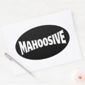 MAHOOSIVE OVAL STICKER (Umschlag)