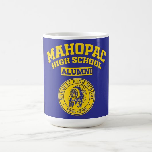 Mahopac High School NY Alumni-Tasse Kaffeetasse (Mittel)