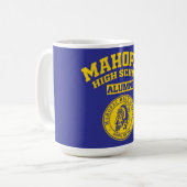 Mahopac High School NY Alumni-Tasse Kaffeetasse (Vorderseite Links)