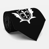 Mahora-Krawatten-Schwarzes Krawatte (Gerollt)
