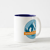 Mahosuc Range New Hampshire Maine Zweifarbige Tasse (VorderseiteRechts)