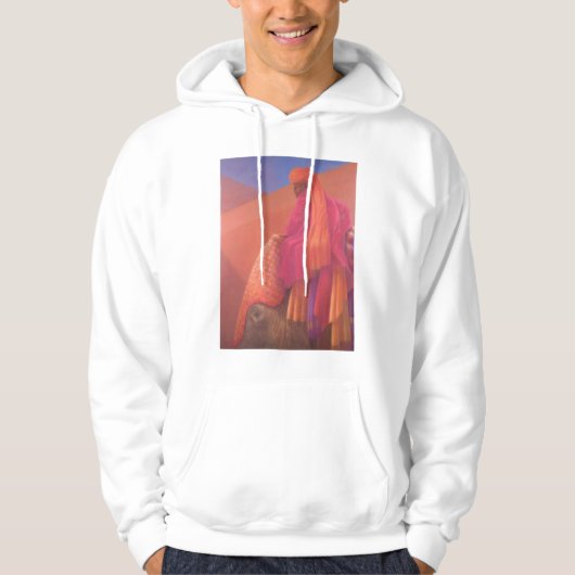 Mahout und Elefant Hoodie (Vorderseite)