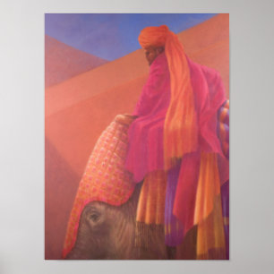 Mahout und Elephant Poster