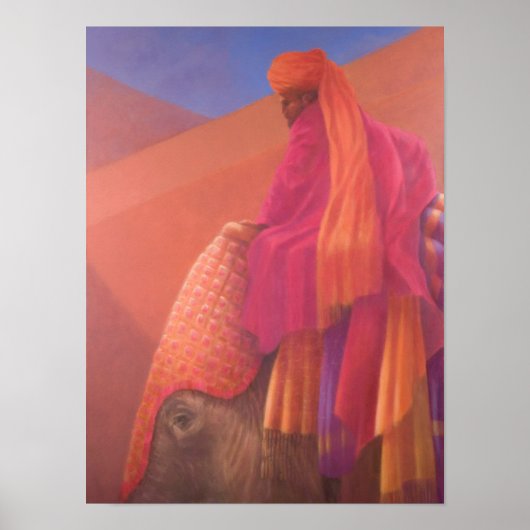 Mahout und Elephant Poster (Vorne)