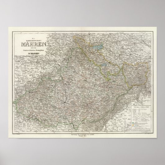 Mahren, Oesterr Schlesien Poster (Vorne)