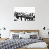 Mährischer Missionsbahnhof auf Kuskokwim Leinwanddruck (Insitu (Schlafzimmer))