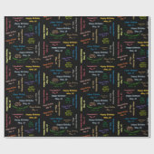 Mai, 10 Geburtstag Geschenkpapier (Flach)