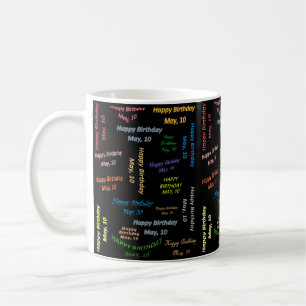 Mai, 10 Geburtstags-Tasse Kaffeetasse