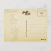 Mai 1884 Almanac Zwillinge Postkarte (Rückseite)