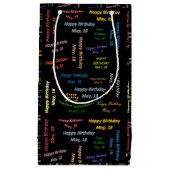 Mai, 18 Geburtstag Geschenktasche Kleine Geschenktüte (Vorderseite)