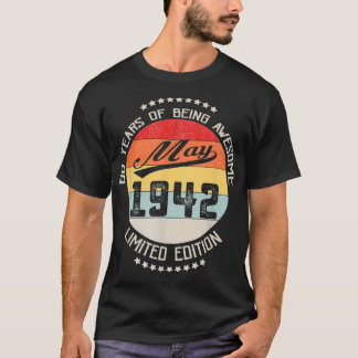 Mai 1942 80. Geburtstag 80 Jahre Phantastisch T-Shirt