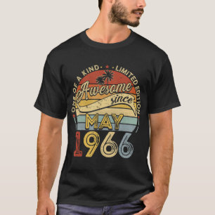 Mai 1966 Vintag 55. Geburtstagsgeschenke Retro 55. T-Shirt