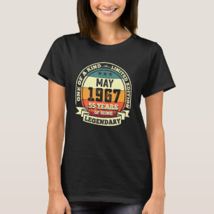 Mai 1967 55. Geburtstag 55 Jahre Legalzeit T-Shirt