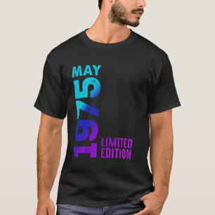 Mai 1975 Jahr 1975 Retro 1975 Limitierte Auflage V T-Shirt