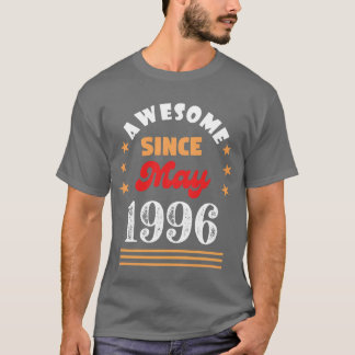 Mai 1996 Toll seit 1996 Mai lustig T-Shirt