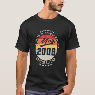 Mai 2008 14. Geburtstag 14 Jahre Legendär T-Shirt
