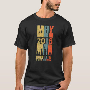 Mai 2018 5 Geburtstag 5 Jahr alt 2018 Geburtstag V T-Shirt