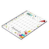 Mai 2022 Kalender Glückwunsch Geburtstagsbericht Notizblock (Linke Seite)