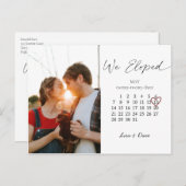 Mai 2023 Kalender Monat Rosa Herzdatum Postkarte (Vorne/Hinten)