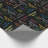 Mai, 21 Geburtstag Geschenkpapier (Ecke)