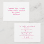 Mai 3,5"x 2,5"Visitenkarte Visitenkarte (Vorne/Hinten)