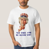 Mai 4. Juli sein mit You Uncle Sam T-Shirt (Vorderseite)