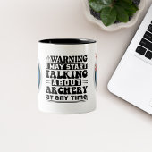Mai beginnen, über Archery Coffee Tasse zu spreche