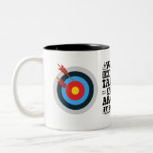 Mai beginnen, über Archery Coffee Tasse zu spreche (Links)