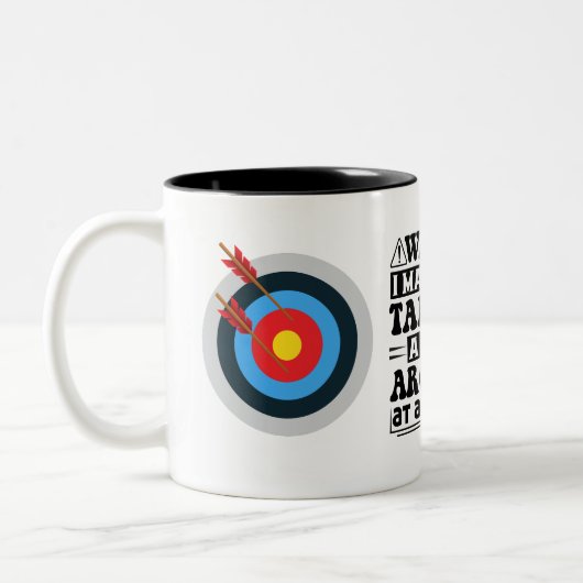 Mai beginnen, über Archery Coffee Tasse zu spreche (Links)