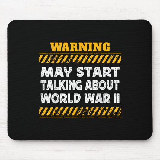 Mai beginnen, über den 2. Weltkrieg zu sprechen Mousepad (Vorne)