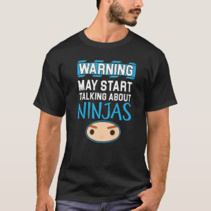 Mai beginnen, über Ninjas Shuriken Shinobi Ni zu s T-Shirt