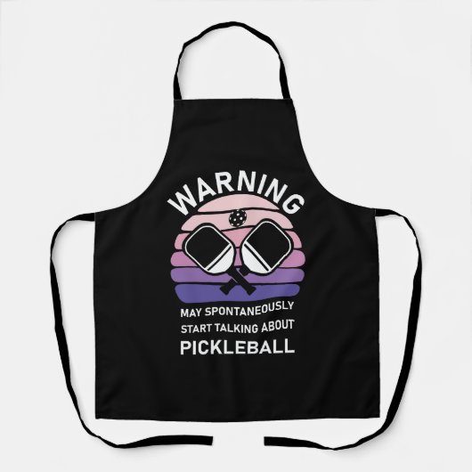 Mai beginnen, über Pickleball zu sprechen Schürze (Vorderseite)