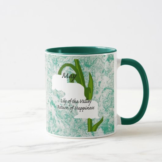 Mai-Blume Lilie der Tal-Tasse Tasse (Rechts)