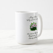 Mai Blume Lily of the Valley Floral Kaffeetasse (VorderseiteRechts)