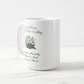 Mai Blume Lily of the Valley Floral Kaffeetasse (Vorderseite Links)