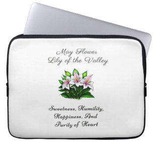 Mai Blume Lily of the Valley Floral Laptopschutzhülle