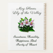 Mai Blume Lily of the Valley Floral Planer (Rückseite)