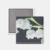Mai Blume: Lily of the Valley Magnet (Vorderseite/Rückseite)