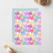 Mai Blume Mitteilungskarte (Vorderseite/Rückseite Beispiel)