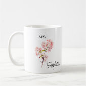 Mai Blume Personalisiert Kaffeetasse (Links)
