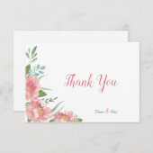 Mai-Blüte dankt Ihnen zu kardieren Einladung (Vorne/Hinten)