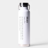 Mai-Definitions-Geburtstag Trinkflasche (Vorne)