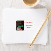 Mai den Geist von Weihnachten,Pig-Adresse-Labels Adressaufkleber (Insitu)