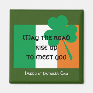 MAI DIE STRASSE STEIGEN Irish Flag ST PATRICKS DAY Magnet