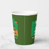 MAI DIE STRASSE STEIGT AUF St Patricks Day Pappbecher (Rechts)