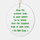 Mai die traurigsten Tage Keramik Ornament (Links)