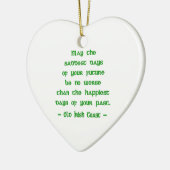 Mai die traurigsten Tage Keramik Ornament (Links)