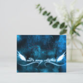 Mai-Engelsuhr über Ihnen und frohen Weihnachten (Stehend Vorderseite)