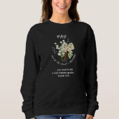 MAI Geburtsmonat Blume Christlich Sweatshirt (Vorderseite)