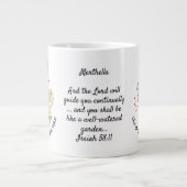 MAI Geburtsmonat Blume Christlicher Individuelle N Jumbo-Tasse (Vorderseite)